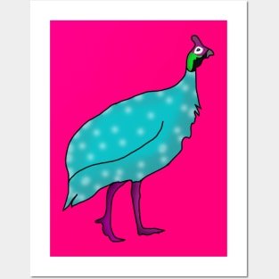 Ginny the Fowl in Bright Colors Posters and Art